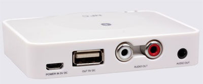 Bluetooth Empfänger BTE-1 Anschlüße von Reckhorn